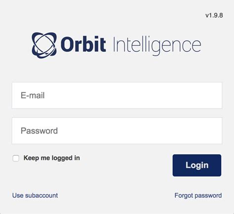 my orbit login